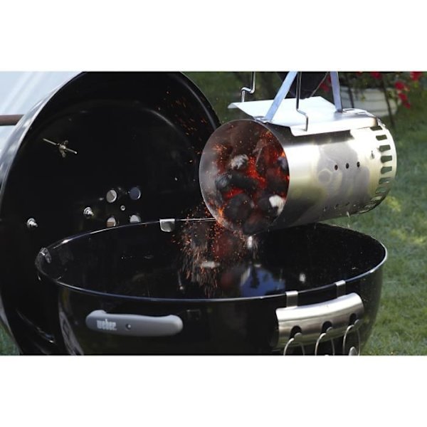 WEBER Rapidfire-tändningskorstensats - Med 2 kg briketter + 6 eldstartkuber
