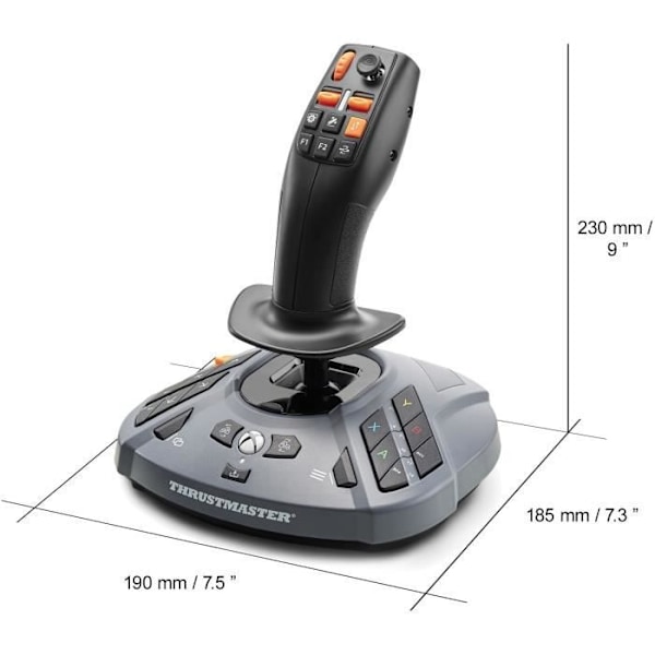 SimTask FarmStick XBOX Joystick - THRUSMASTER - Grå och svart