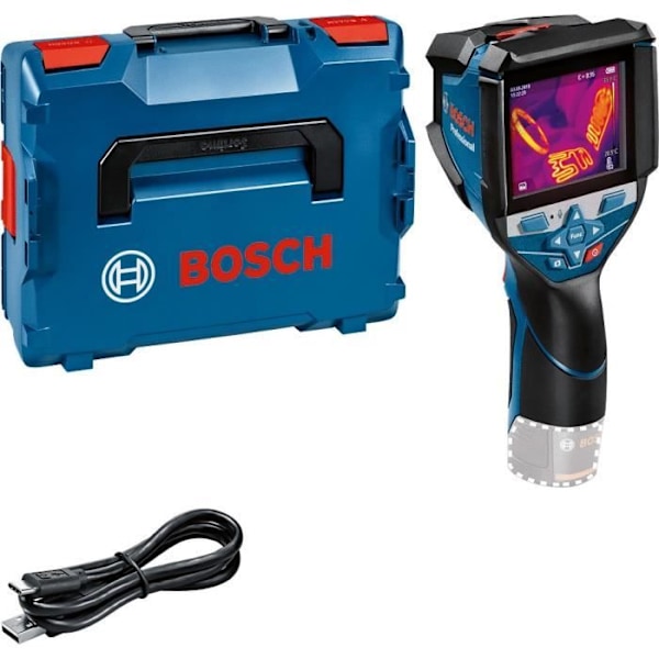 Bosch Professional GTC 600 C värmekamera utan batteri, L-Boxx-inställningar, USB-C-kabel, i L-Boxx - 0601083508