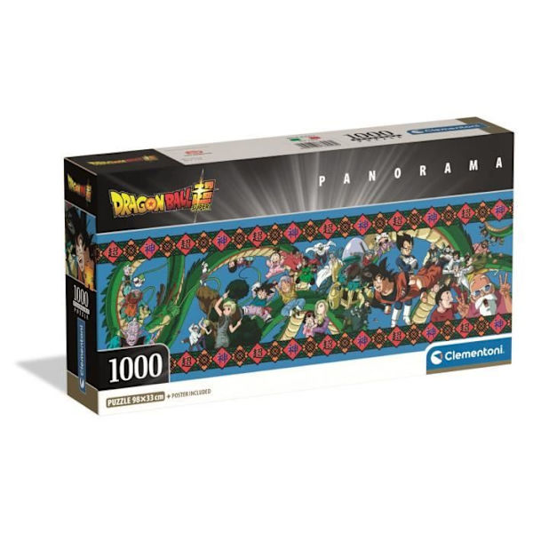 CLEMENTONI - Kompakt 1000 bitar Panorama - Dragon Ball Super
