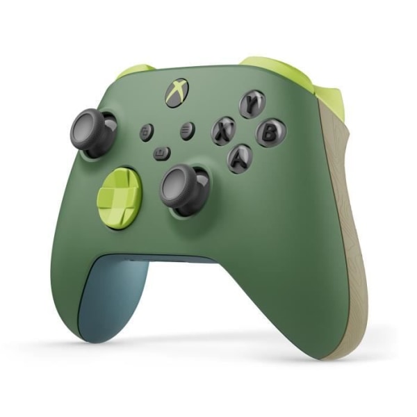 Trådlös Xbox Controller - Bluetooth - Remix Special Edition - Xbox SeriesX|S, Xbox One, Windows 10 PC, iOS och Android - Grön