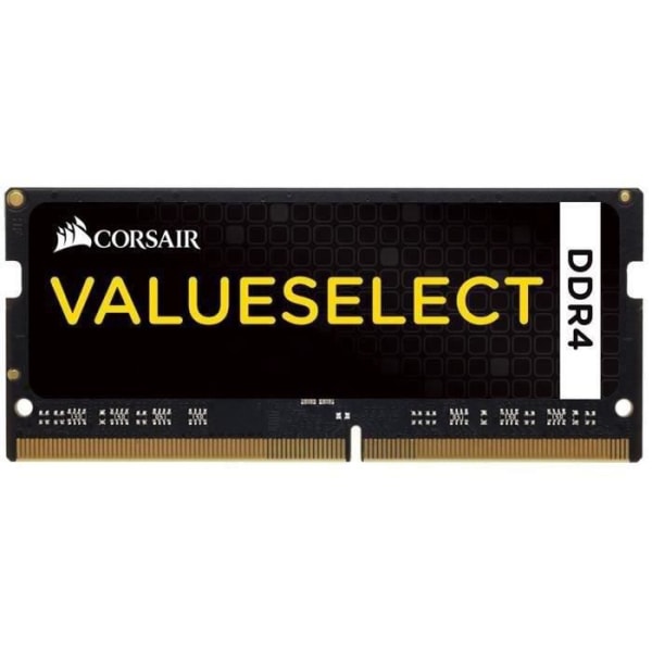 CORSAIR DDR4 bärbar datorminne - Val av värde 8 GB (1 x 8 GB) - 2133 MHz - CAS 15 (CMSO8GX4M1A2133C15)