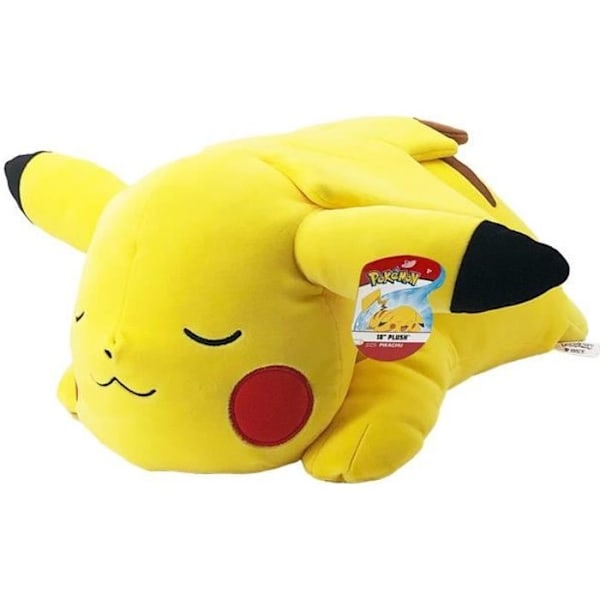 Pikachu Sleeps Plyschleksak 40 cm - Pokémon - BANDAI - Täcke eller kudde - För barn från 2 år