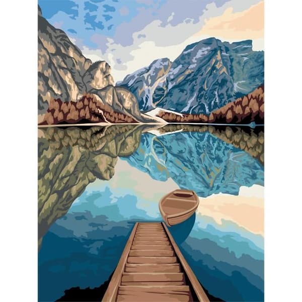 Ravensburger  CreArt storformat 30x40 cm  Sjöutsikt  12 åringar  23612