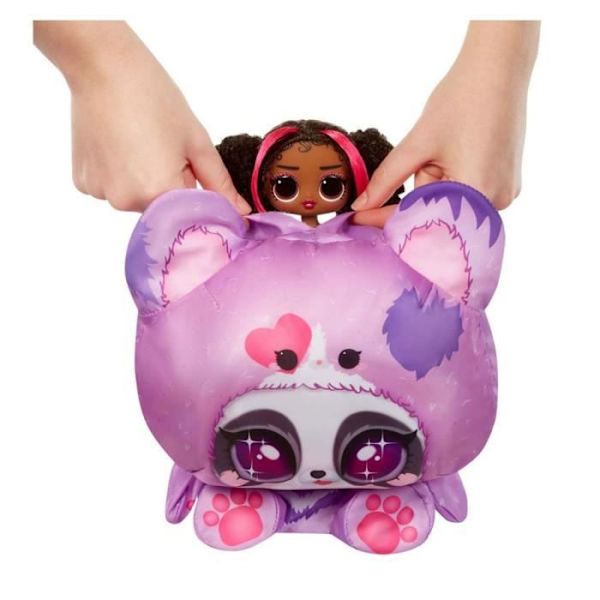 LOL Surprise - Tweens kostymdocka - Hoops Cutie - 17 cm docka + uppblåsbart djur - Överraskning att upptäcka - 4 limmodeller