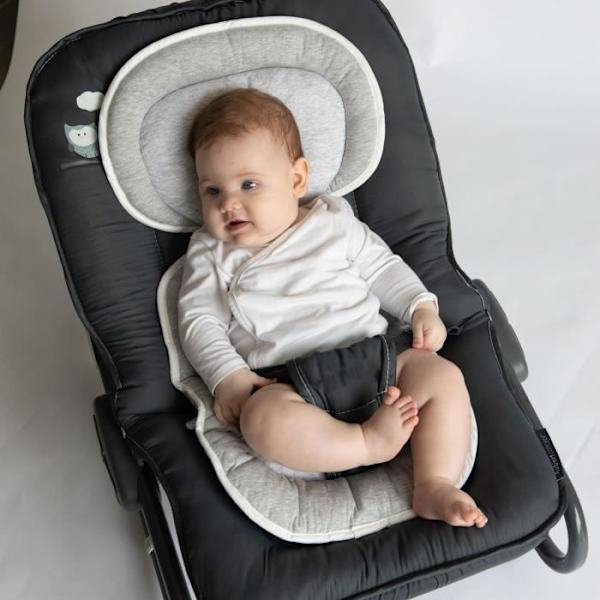 Domiva 3D BODY PAD babykil - 32,5 x 65 cm - Bomull/Polyester - Grå