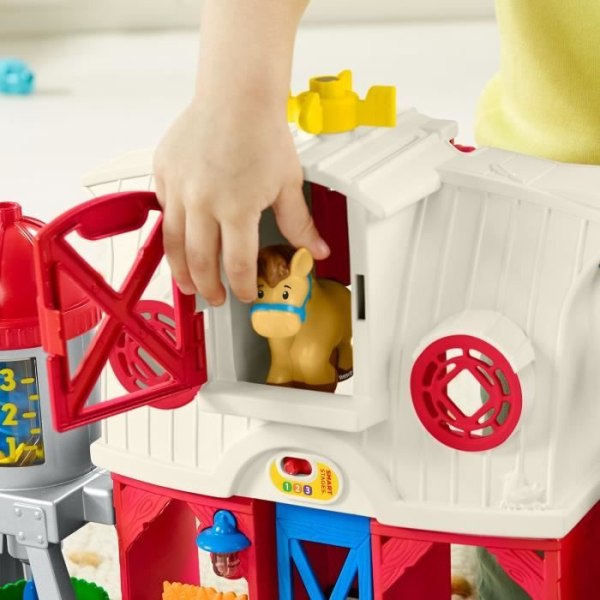 Fisher-Price - Little People Farm - Pedagogisk leksak för spädbarn 12 månader - GXF15