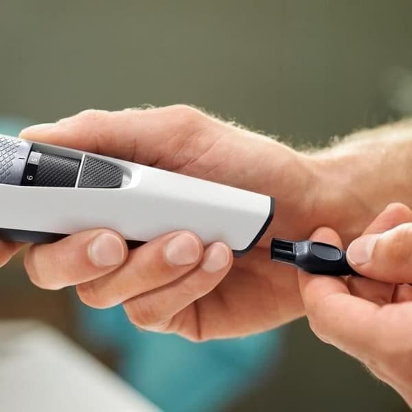 PHILIPS BT3206 / 14 hår- och skäggtrimmer - 3000-serien - 10 klipphöjder - vit