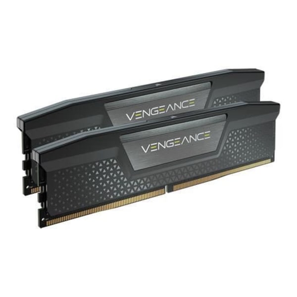 RAM - Corsair Vegeance RGB DDR5 - 32GB 2x16GB DIMM - 6000MHz - Unbuffered, 40-40-40-77, STD PMIC, XMP 3.0, Black Heatspredierier