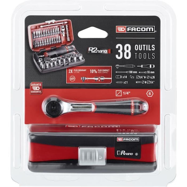 FACOM 6 PUNKTS METRISOCKEL 1/4 SOCKET
