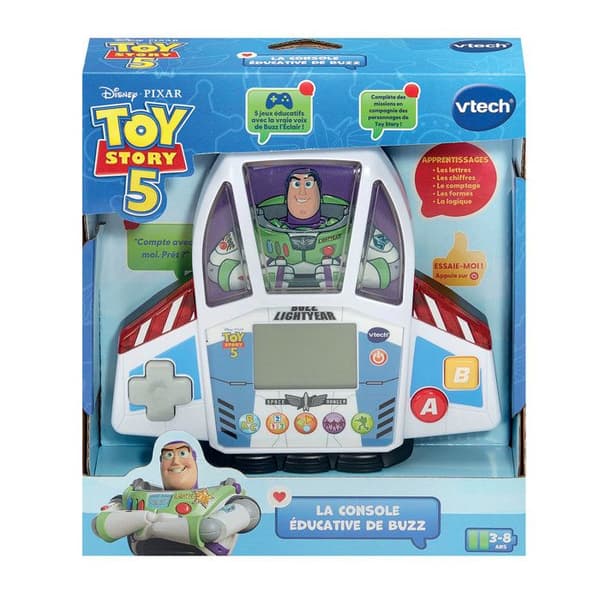 VTECH - TOY STORY 5 - BUZZS UTBILDNINGSKONSOLL - Flerfärgad