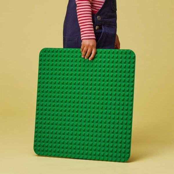 LEGO 10980 DUPLO Den gröna byggplattan, bas för montering och visning, byggleksak för barn