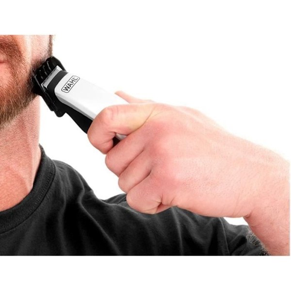 Skäggresesats - WAHL - RESESET - Batteridriven trimmer - Näs-/öronhårstrimmer - 6 inställningar - Grå