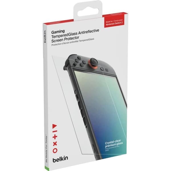 Antireflexbehandlat skärmskydd - BELKIN - Härdat glas - Nintendo Switch 2