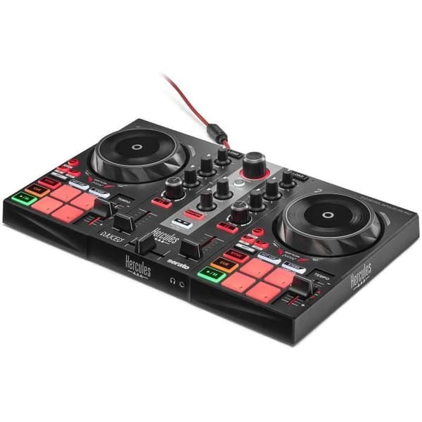 HERCULES DJ CONTROL INPULSE 200 MK2 - Idealisk DJ-kontroll för att lära sig mixa - Programvara och handledning ingår
