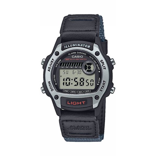 Klocka - CASIO - W-220HF - Unisex - Grå - Kvarts - Digital