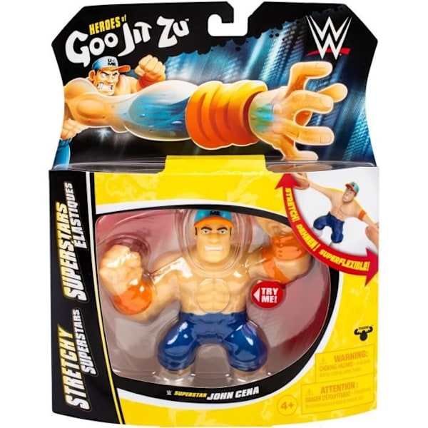 Stretchig figur - GOO JIT ZU WWE - John Cena - 11 cm - Elastisk struktur - Stretchig 3x