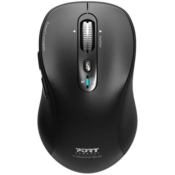 Trådlös mus - PORT Designs - 900720 EXPERT - Bluetooth - Uppladdningsbar - Grå