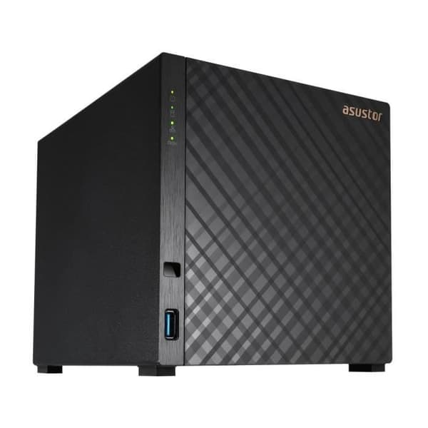 NAS-server - ASUSTOR - AS1204T - 4 fack - 1 GB DDR4
