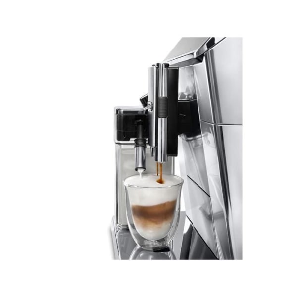 DELONGHI ECAM 650.75.MS Automatisk espressomaskin med kvarn PrimaDonna Elite - Rostfritt stål