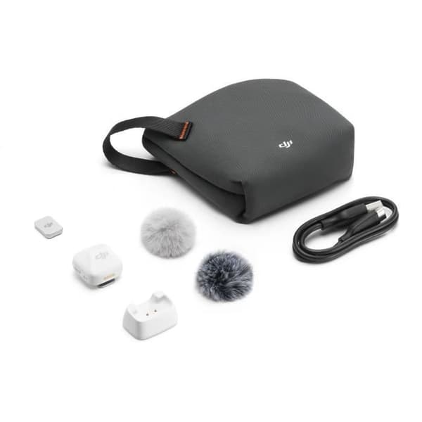 Trådlös sändare - DJI - Mic Mini - Arctic White - Ultralätt och kompakt