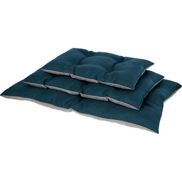 KERBL - Vändbar golvmadrass M - 55 x 90 cm - ELY-kudde - Grå/petrol - -