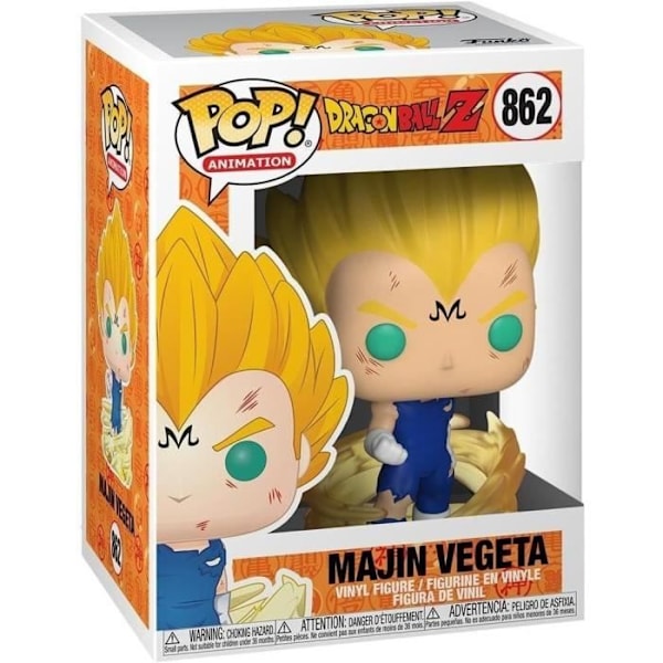 Funko Pop -figur! Animering: DBZ S8 - Majin Vegeta