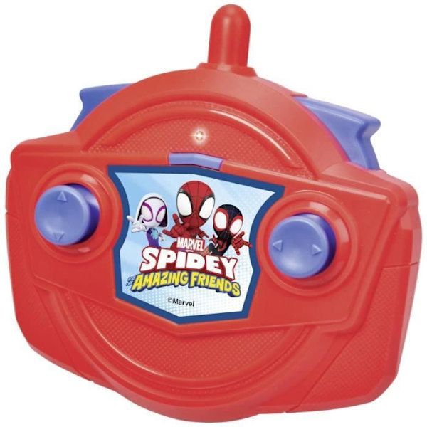 Spidey - Radiostyrd bil - 27cm - Turbofunktion - Uppladdningsbart batteri via USB-kabel