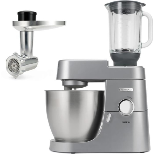 KENWOOD KVL4170S Konditorrobot Chef XL 6,7L Blender + Metallhackare - Färg Silver