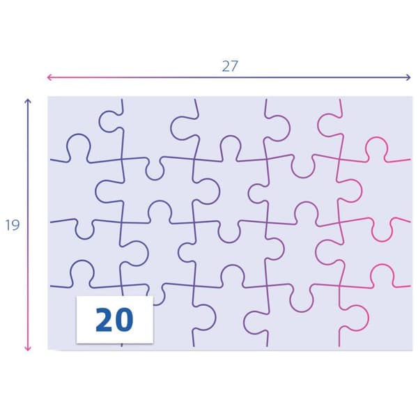CLEMENTONI - 2x20 bitar - Peppa Pig