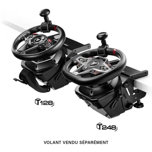 Gamingratt - THRUSTMASTER - SimTask T128 - Svart - Kabelansluten - Kompatibel med PS5/PS4/PC