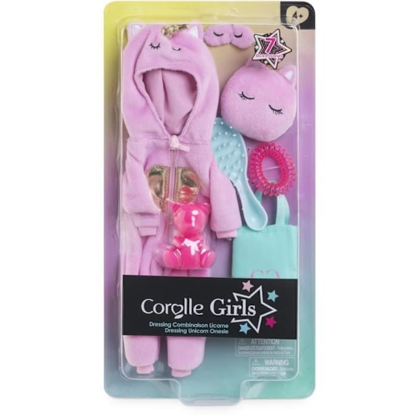 Docktillbehör - COROLLE - Unicorn Jumpsuit Dressing - 7 accessoarer - från 4 år