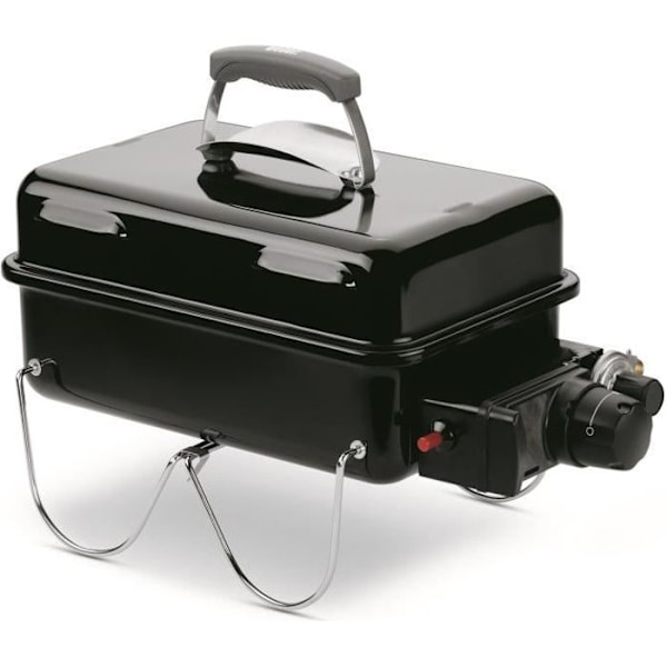 WEBER Go-Anywhere gasgrill - Emaljerat stål - Svart Svart