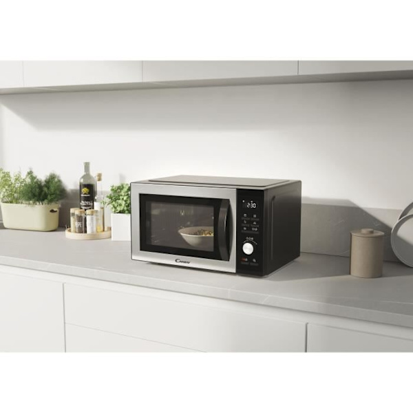 CMCA29EDLB Kombinationsmikrovågsugn 29L MO: 1000W - Grill: 1000W - Kavitet i rostfritt stål - Digital UI Lågtemperaturfunktion