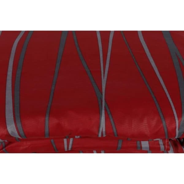 Bäddset - 1 påslakan 220 x 240 cm + 2 örngott 60 x 60 cm - 65% bomull, 35% polyester - Röd