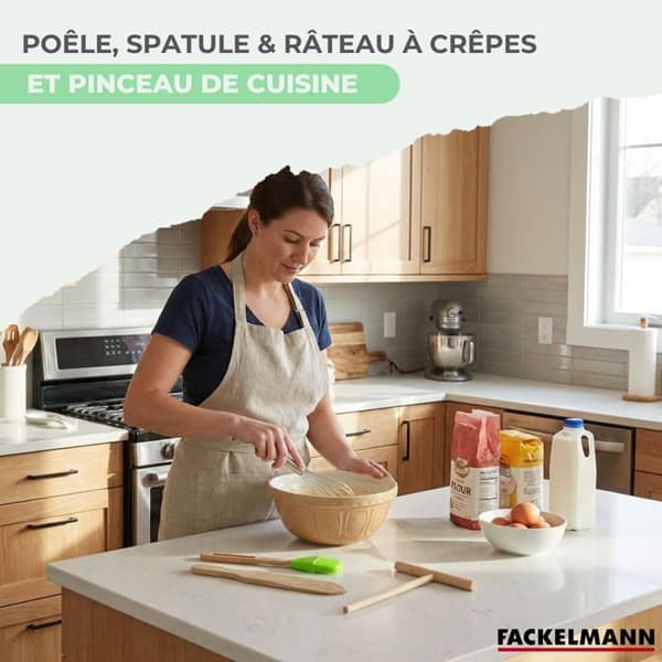 Candlemas crepe maker set - FACKELMANN - BRANDAO - Ø 26 cm - 3 redskap