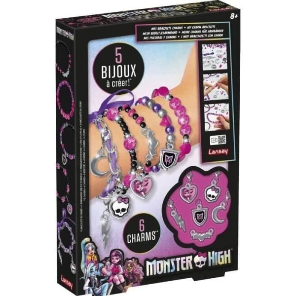 Smyckesskapande spel - LANSAY - 20531 - Monster High - Mes Armband Charms