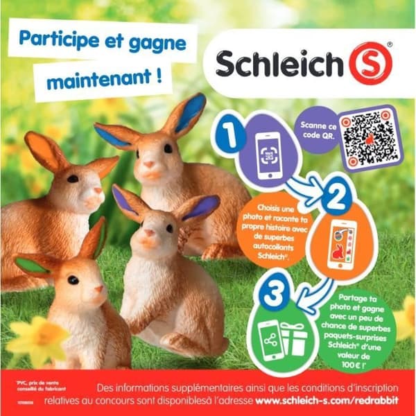Schleich Figur 13772 - Gårdsdjur - Åsna