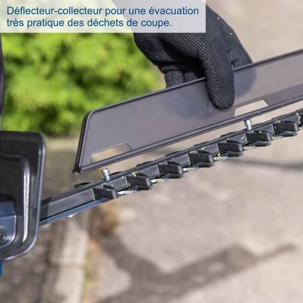 BC-HT720-X sladdlös häcksax - 65 cm klipplängd - SCHEPPACH 20V IXES + 2 x 4Ah batterier + dubbelladdare