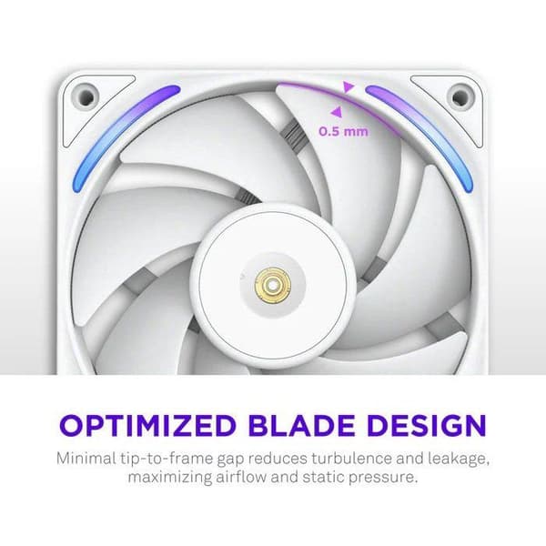 NZXT F240X Core Single Frame PC-fläkt (RF-U24PN-W1) - Ø 240 mm