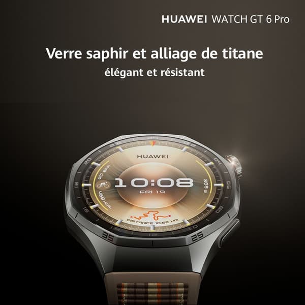 Smartklocka - HUAWEI - Watch GT6 PRO - 46 mm - Svart