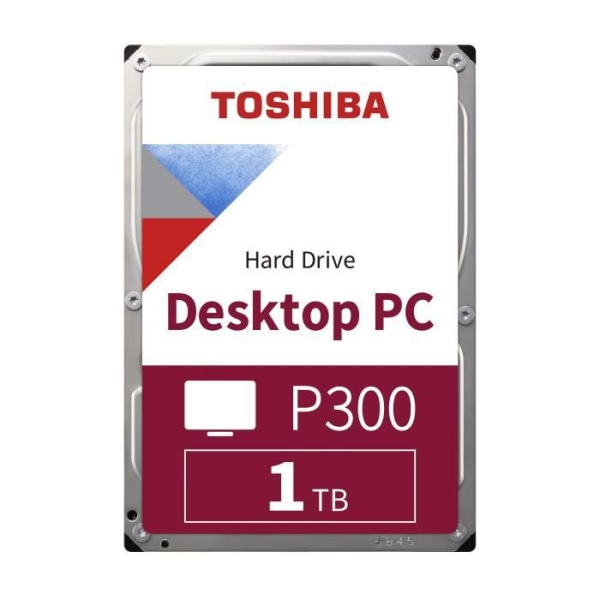 TOSHIBA - Intern hårddisk - P300 - 1TB - 7.200 rpm - 3.5 (HDWD110EZSTA)