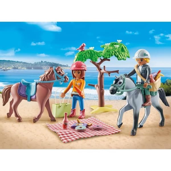 PLAYMOBIL 71470 Amélia och Ben med hästar