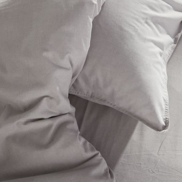 Påslakan - TODAY - CHARME - Chambray - Ljusgrå Constance - 240 x 220 cm