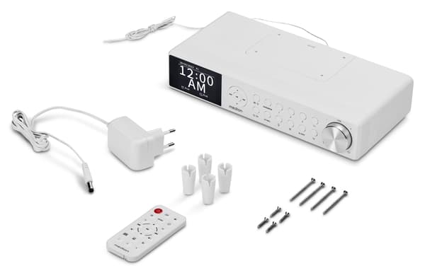 Köksradio - MEDION - DAB+ - 2x3W RMS - Vit