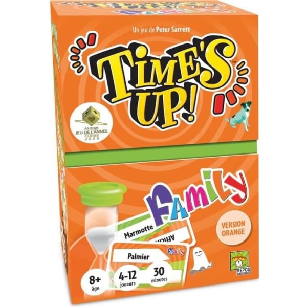 ASMODEE - Time's Up Family - Orange version - Brädspel