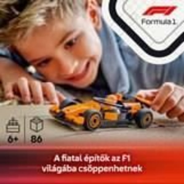 LEGO City 60442 McLaren racerbil med F1-förare - Leksak för pojkar 6 år