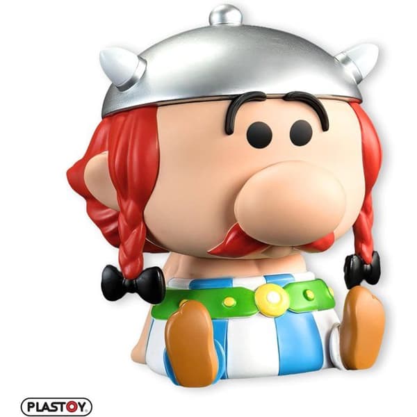 Spargris - PLASTOI - Asterix Chibi Obelix - Plast - 14 cm