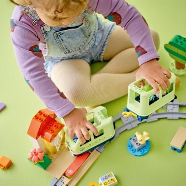 LEGO DUPLO My Town 10427 Interactive Adventure Train - Leksaker för tidig inlärning för 2-åringar