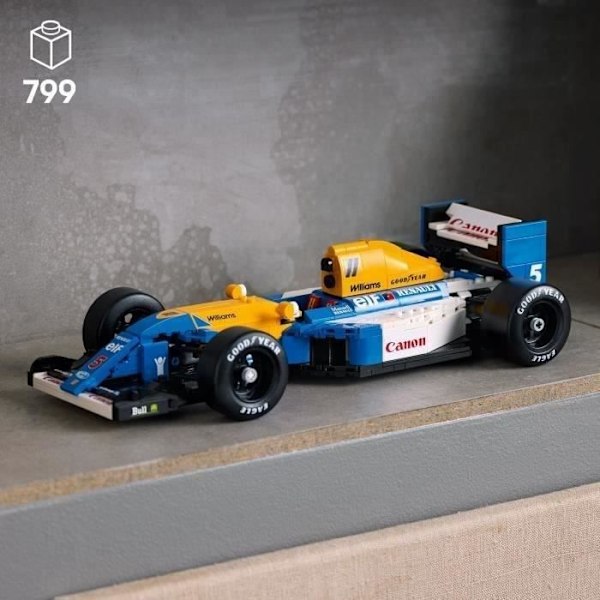LEGO Icons 10353 Williams Racing FW14B och Nigel Mansell - F1 racingbil för vuxna